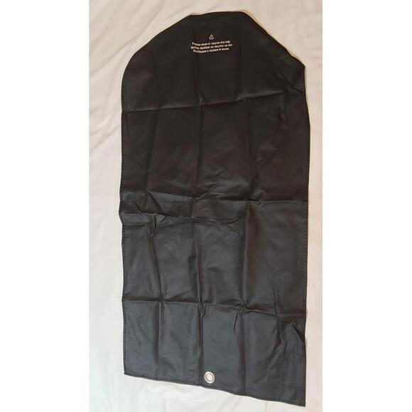 Banana Republic Lightweight  Black BR Packable Garment Dust Bag Zip Storage EUC - Picture 3 of 5